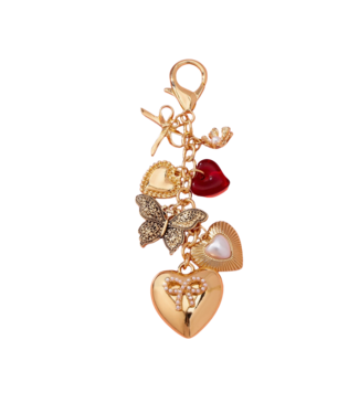 Heart Bow Butterfly Bag Charm