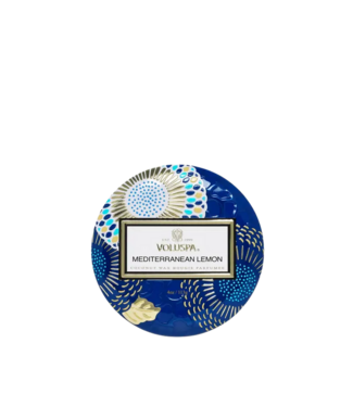 Voluspa Mediterranean Lemon Mini Tin Candle