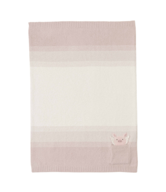 Barefoot Dreams Cozy Chic Flying Pig Blanket