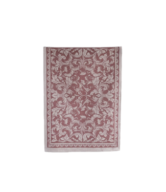 Renesans linen tea towel red