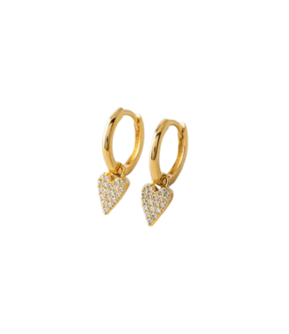 Lover's Tempo Flutter Huggie- Gold