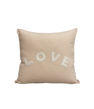 Indaba 18X18 Love Linen