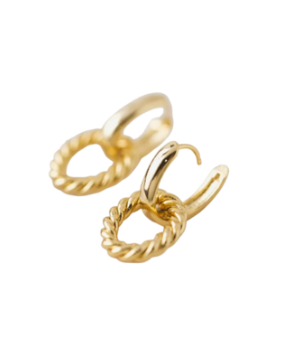 Lover's Tempo Blanche Click Hoop Earrings