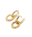 Lover's Tempo Blanche Click Hoop Earrings
