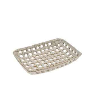 Indaba L Porcelain Basket Tray