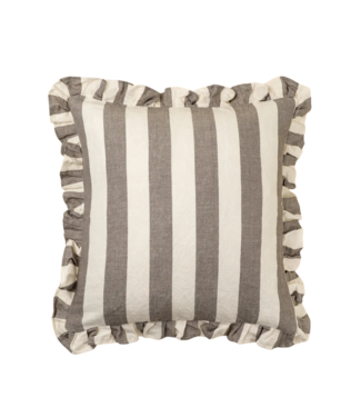 Indaba 20x20 Ruffle Thick Stripe Pillow