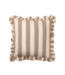 Indaba 20x20 Ruffle Thick Stripe Pillow