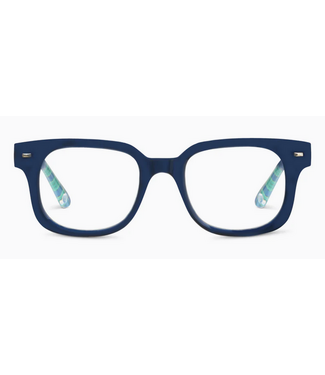 Peepers Glossary Navy/Plaid