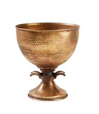 Antique Gold Flower Pot