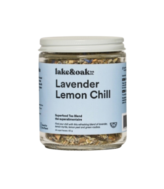 Lake & Oak Tea Co. Lavender Lemon Chill - Superfood Tea Blend