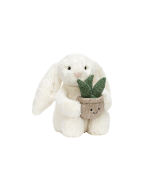 Jellycat Cream Bunny With Plant