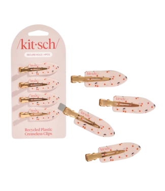 KITSCH Recycled Plastic Creaseless Clips 4pc Set
