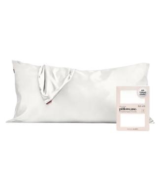 KITSCH Satin Pillowcase King Ivory