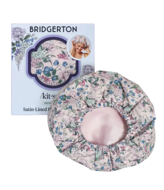 KITSCH Bridgerton Satin Lined Flexi Shower Cap
