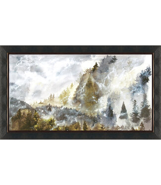 37x63 Misty Mountain-Framed Laminate