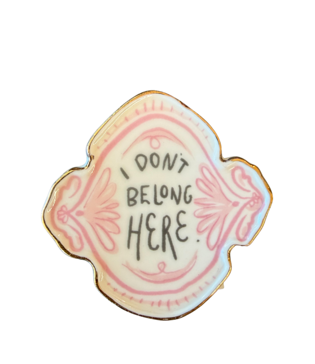 3"L Stoneware Magnet