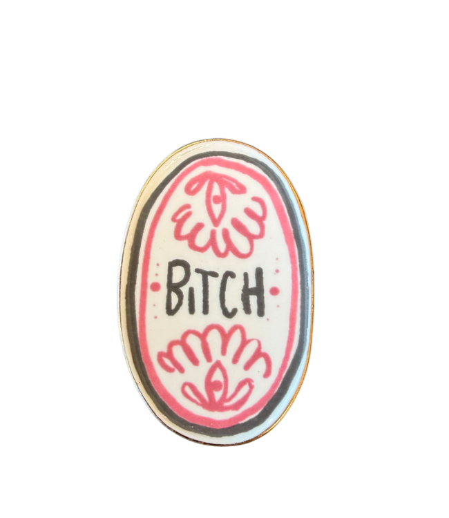 3"L Stoneware Magnet