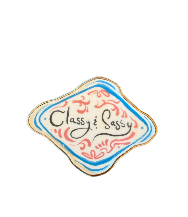 3"L Stoneware Magnet