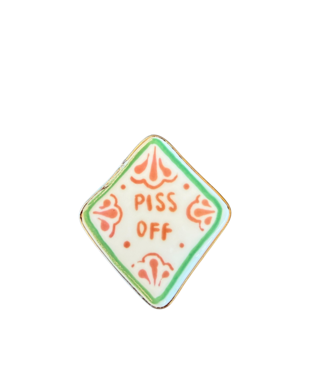 3"L Stoneware Magnet