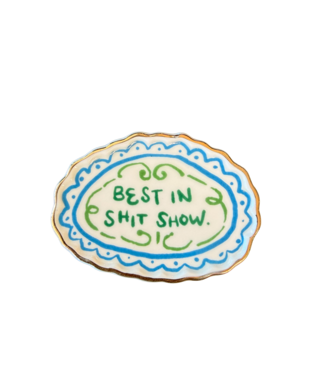 3"L Stoneware Magnet
