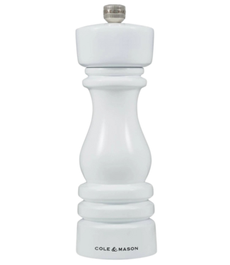 DK Household Brands Canada LTD 18cm/7" Salt & Pepper Mill- White Gloss Finish
