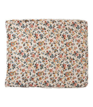 Woven Cotton Printed Throw w Fringe