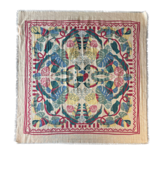 Powder Tropical Toucan Cotton Bandana Scarf