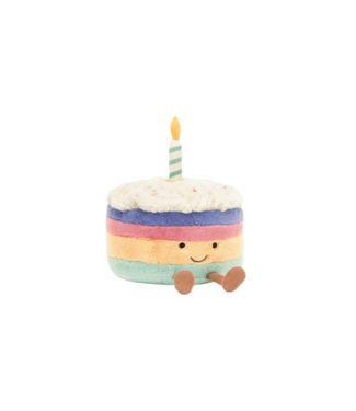 Jellycat Amuseable Rainbow Birthday Cake