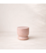 Pink Marble Lidded Salt Cellar