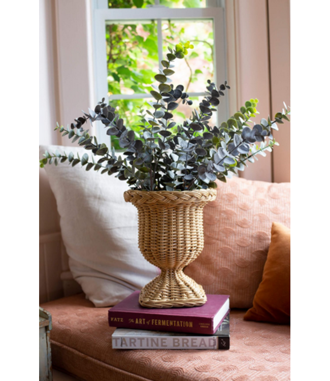Small Fitrit Rattan Urn