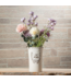 Tall Emboss Bee in Crest Planter-9"H