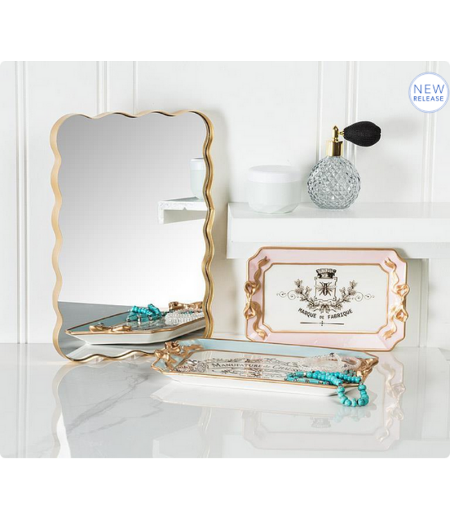 Scallop Edge Mirror