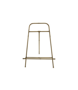 Metal Easel Gold Finish