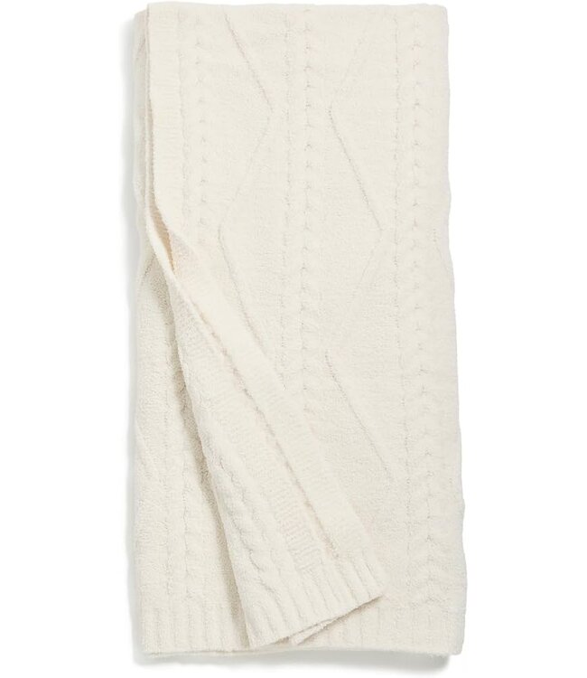 Barefoot Dreams Fisherman Cable Throw 54x72