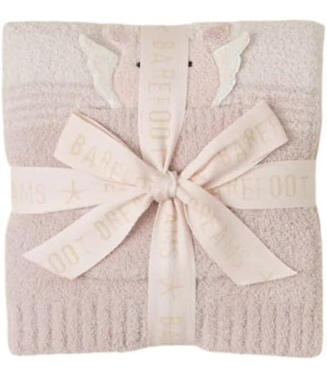 Barefoot Dreams Cozy Chic Flying Pig Blanket