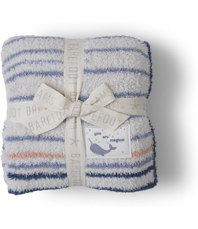 Barefoot Dreams Narwhal Stroller Blanket