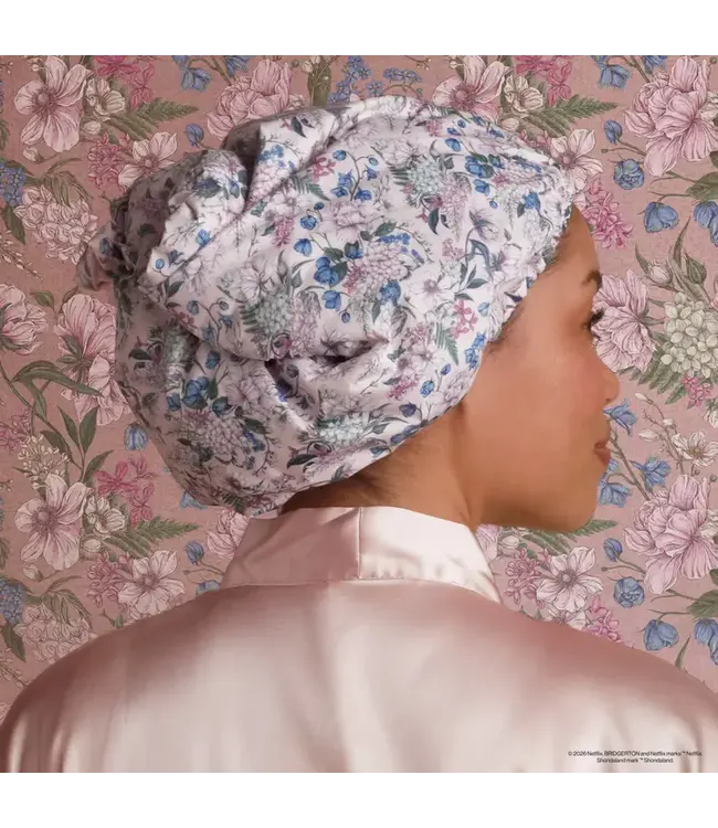 KITSCH Bridgerton Satin Lined Flexi Shower Cap