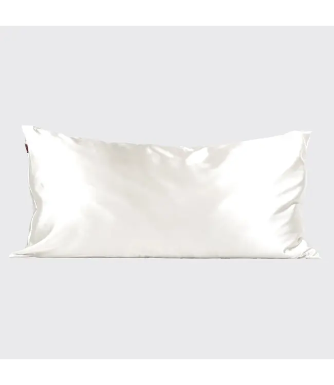KITSCH Satin Pillowcase King Ivory
