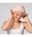 KITSCH Satin Lined Flexi Shower Cap CHERRY PRINT