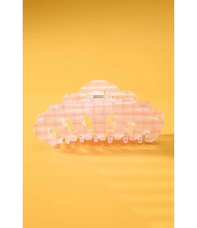 Josslyn by wall to wall Checker Cellulose Claw Clip