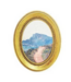 Resin Picture Frame Oval Magnet