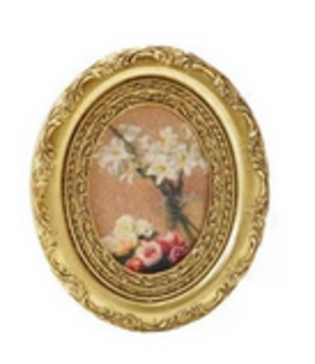 Resin Picture Frame Oval Magnet