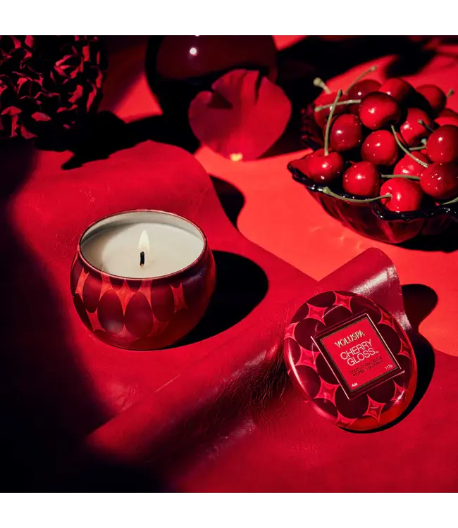 Voluspa Cherry Gloss Mini Tin Candle