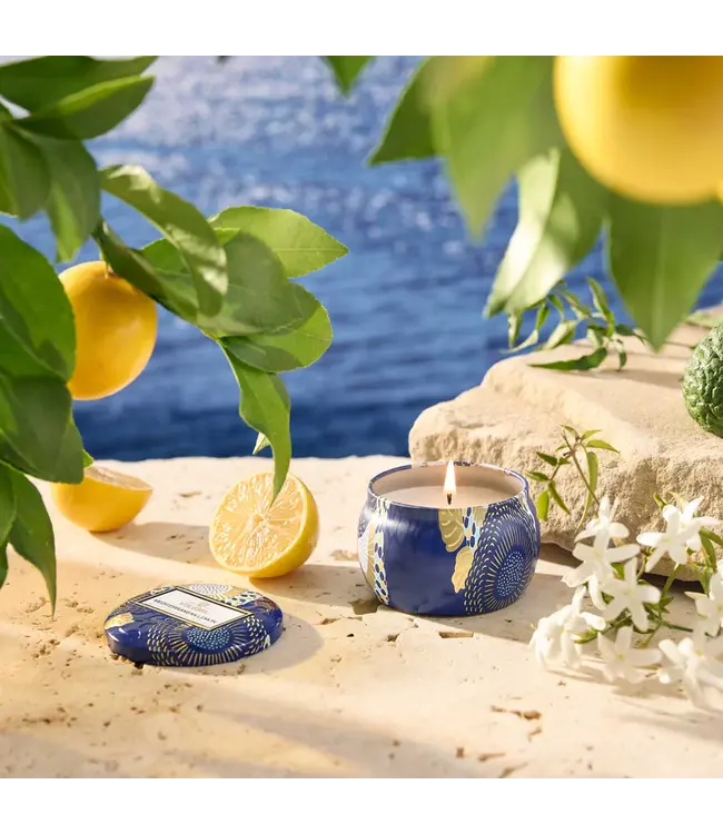 Voluspa Mediterranean Lemon Mini Tin Candle