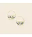 Scout Pressed Flower Hoop Earring