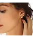 Ball Stud Hoop Earring
