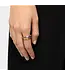 Two Toned Intertwined Steel Band Ring