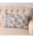 Lumbar Pillow French Blue Floral
