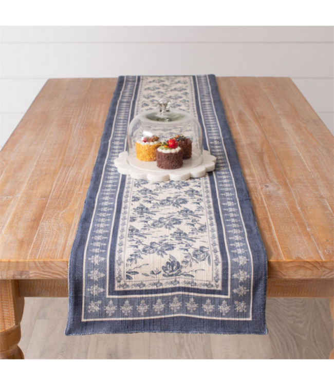 Runner French Blue Floral
