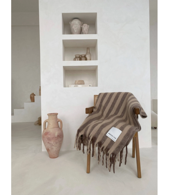 Wool Stripe Throw